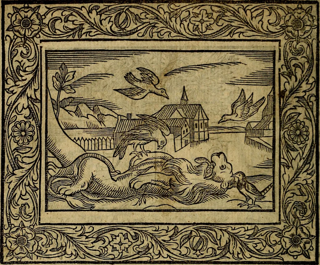 An illustration from Minerva Britanna Or A Garden Of Heroical Deuises, furnished, and adorned with Emblemes and Impresa's of sundry natures, 1612, leaf 111