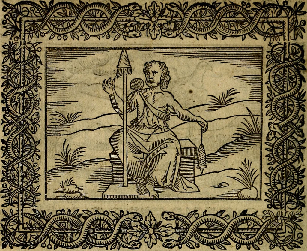 An illustration from Minerva Britanna Or A Garden Of Heroical Deuises, furnished, and adorned with Emblemes and Impresa's of sundry natures, 1612, leaf 115