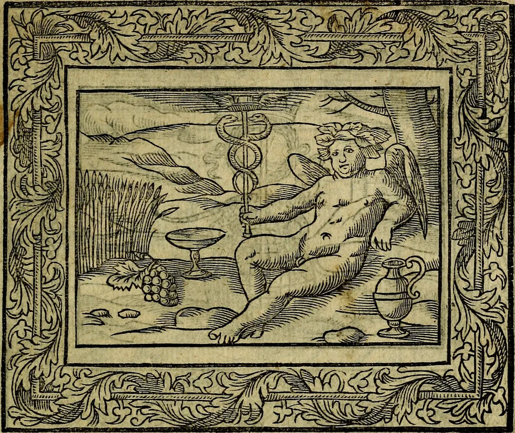 An illustration from Minerva Britanna Or A Garden Of Heroical Deuises, furnished, and adorned with Emblemes and Impresa's of sundry natures, 1612, leaf 116