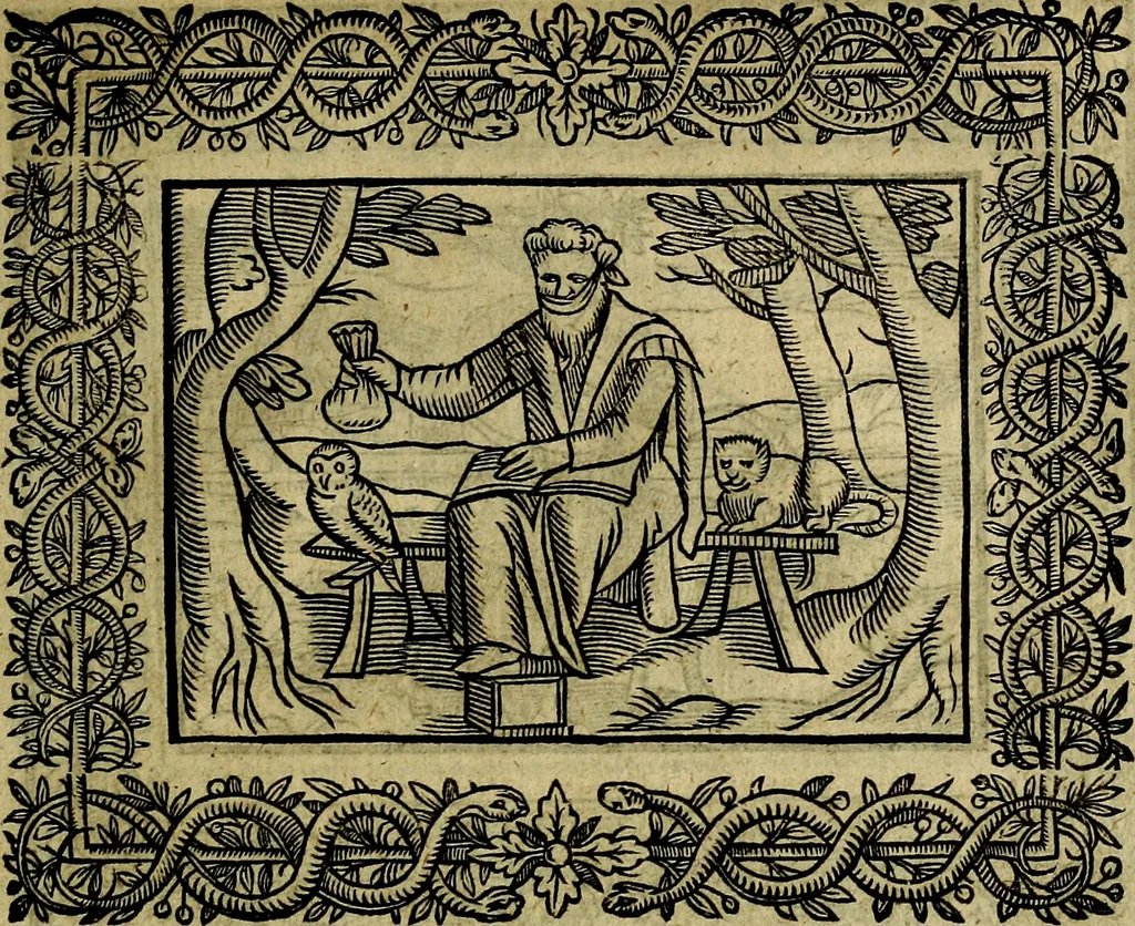 An illustration from Minerva Britanna Or A Garden Of Heroical Deuises, furnished, and adorned with Emblemes and Impresa's of sundry natures, 1612, leaf 150