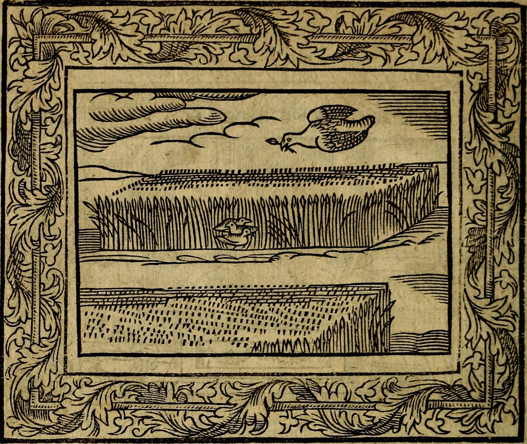 An illustration from Minerva Britanna Or A Garden Of Heroical Deuises, furnished, and adorned with Emblemes and Impresa's of sundry natures, 1612, leaf 155