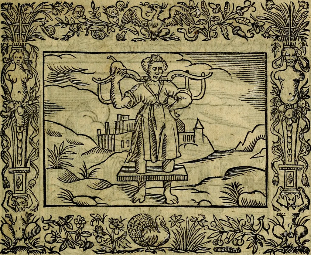 An illustration from Minerva Britanna Or A Garden Of Heroical Deuises, furnished, and adorned with Emblemes and Impresa's of sundry natures, 1612, leaf 156