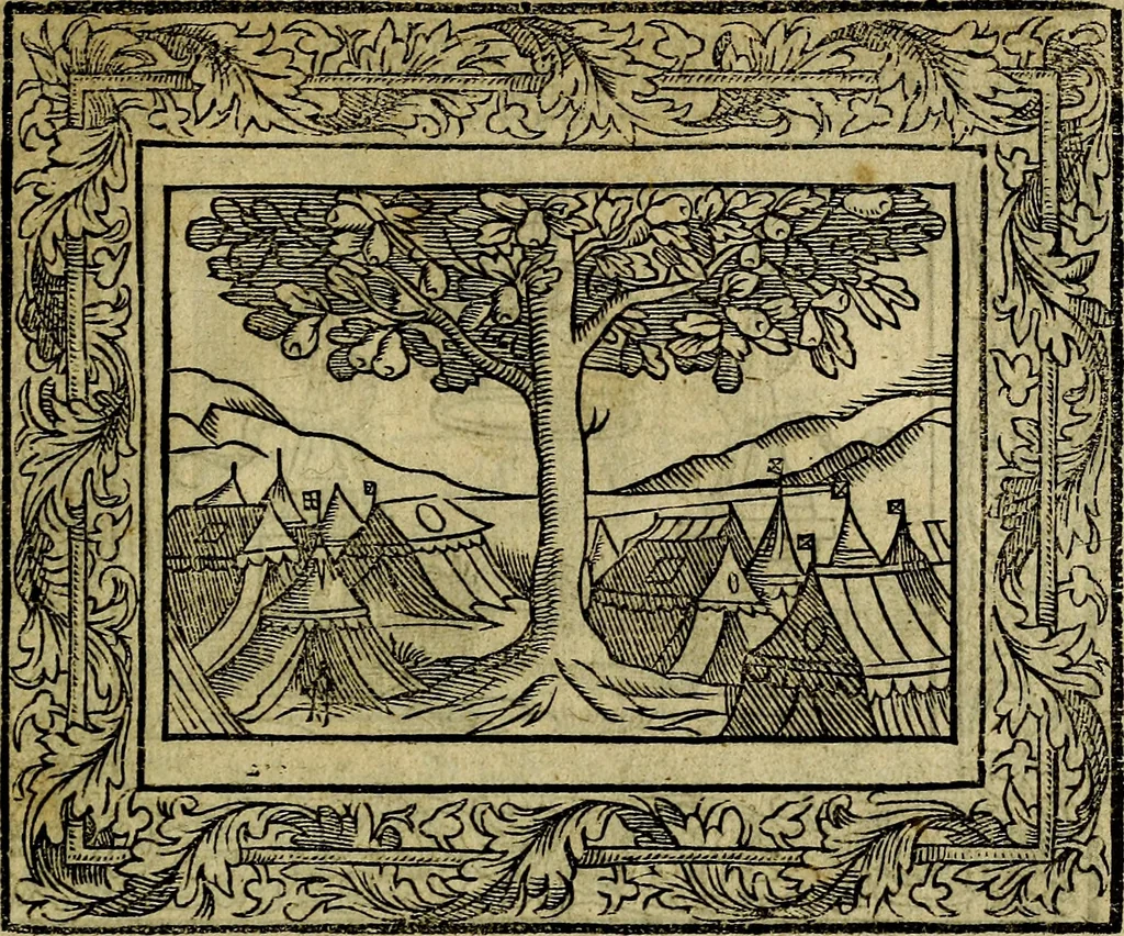 An illustration from Minerva Britanna Or A Garden Of Heroical Deuises, furnished, and adorned with Emblemes and Impresa's of sundry natures, 1612, leaf 160