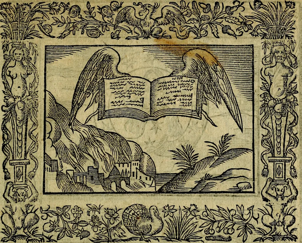 An illustration from Minerva Britanna Or A Garden Of Heroical Deuises, furnished, and adorned with Emblemes and Impresa's of sundry natures, 1612, leaf 164