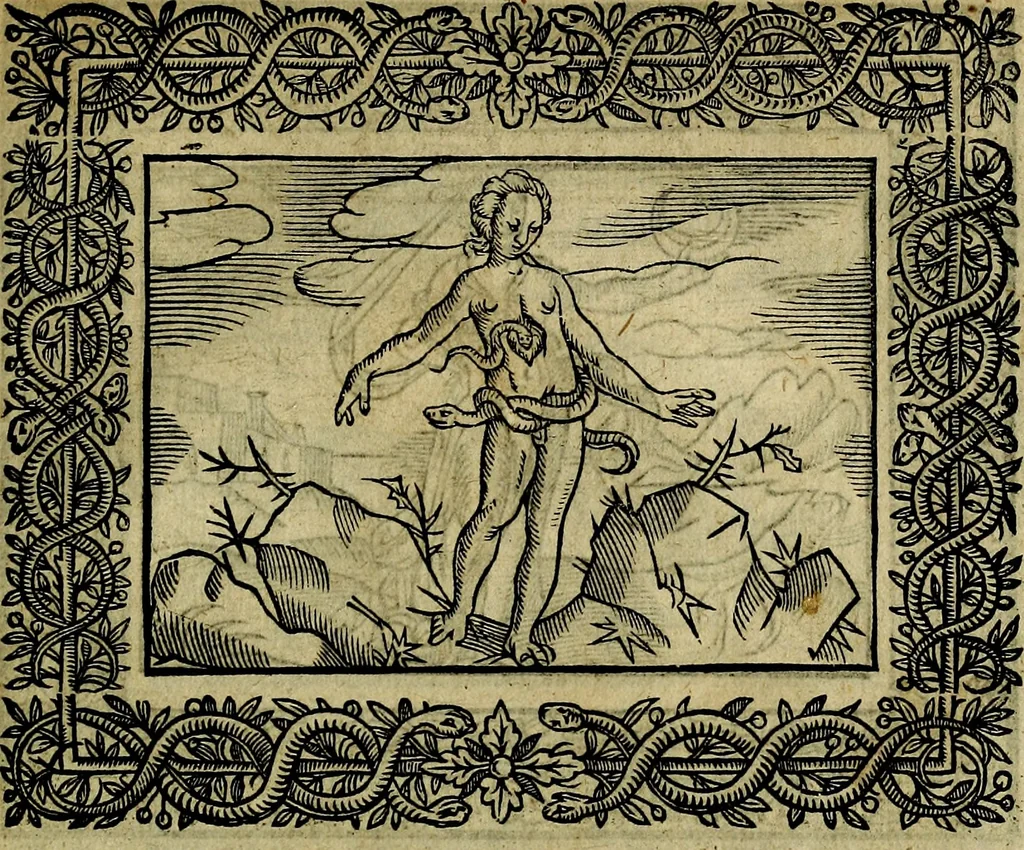 An illustration from Minerva Britanna Or A Garden Of Heroical Deuises, furnished, and adorned with Emblemes and Impresa's of sundry natures, 1612, leaf 170