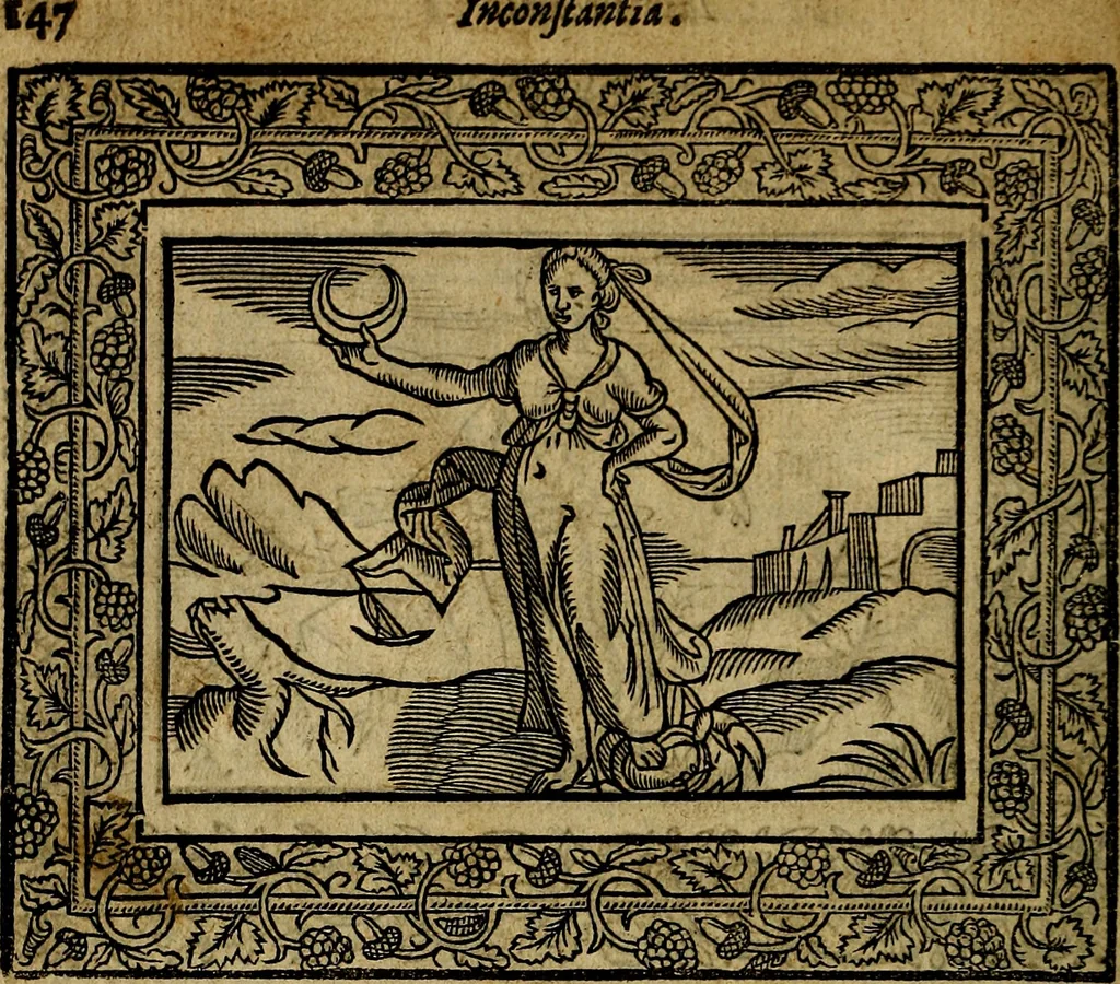 An illustration from Minerva Britanna Or A Garden Of Heroical Deuises, furnished, and adorned with Emblemes and Impresa's of sundry natures, 1612, leaf 171
