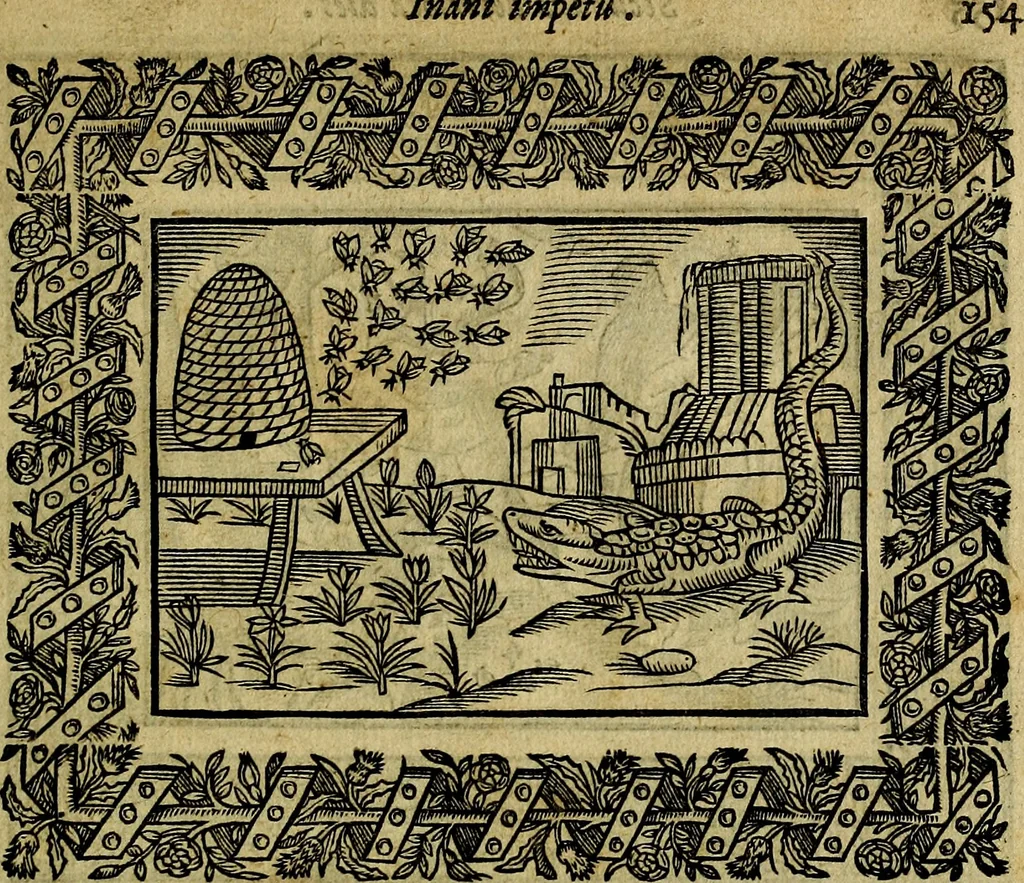 An illustration from Minerva Britanna Or A Garden Of Heroical Deuises, furnished, and adorned with Emblemes and Impresa's of sundry natures, 1612, leaf 178