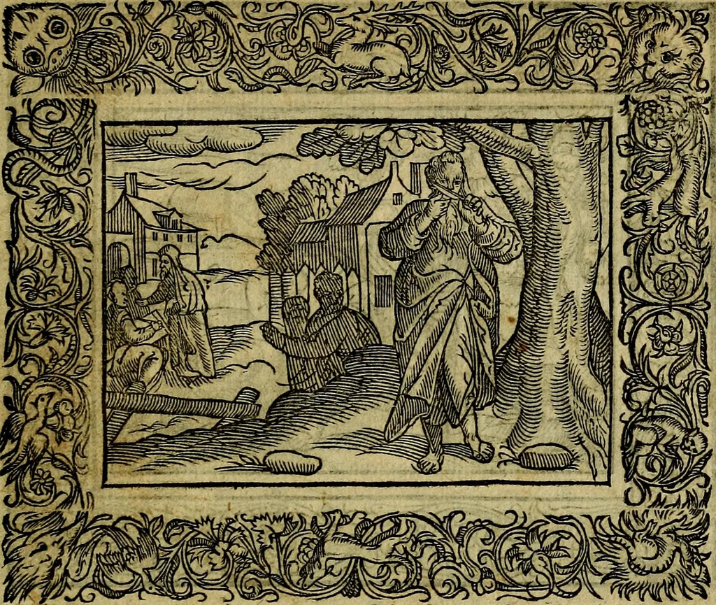 An illustration from Minerva Britanna Or A Garden Of Heroical Deuises, furnished, and adorned with Emblemes and Impresa's of sundry natures, 1612, leaf 180