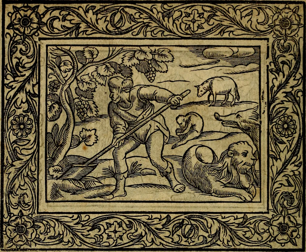 An illustration from Minerva Britanna Or A Garden Of Heroical Deuises, furnished, and adorned with Emblemes and Impresa's of sundry natures, 1612, leaf 181