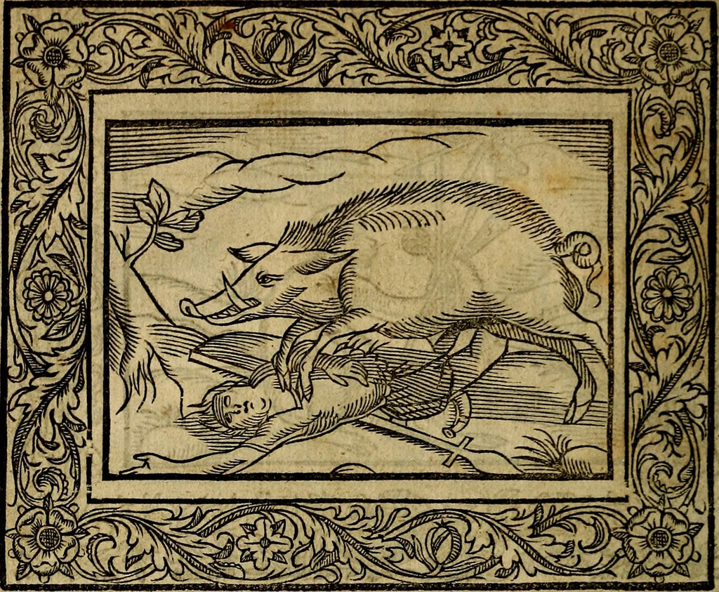 An illustration from Minerva Britanna Or A Garden Of Heroical Deuises, furnished, and adorned with Emblemes and Impresa's of sundry natures, 1612, leaf 193