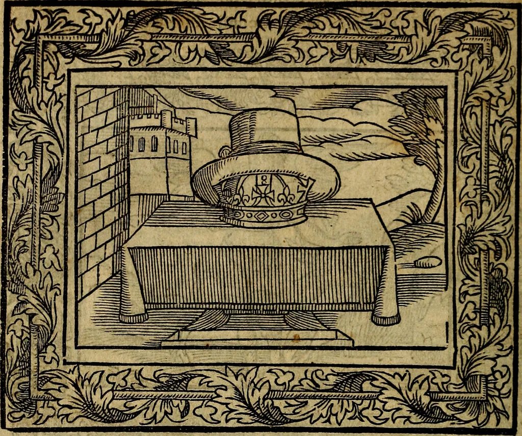 An illustration from Minerva Britanna Or A Garden Of Heroical Deuises, furnished, and adorned with Emblemes and Impresa's of sundry natures, 1612, leaf 195