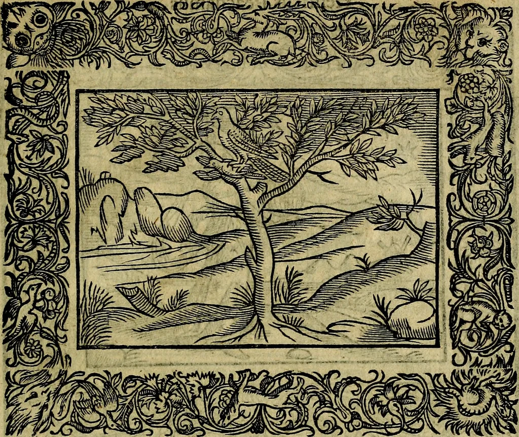An illustration from Minerva Britanna Or A Garden Of Heroical Deuises, furnished, and adorned with Emblemes and Impresa's of sundry natures, 1612, leaf 200