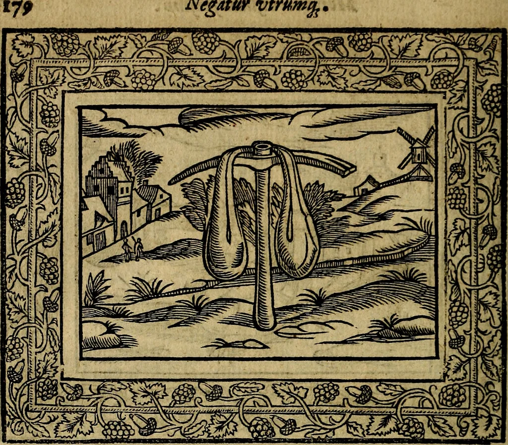 An illustration from Minerva Britanna Or A Garden Of Heroical Deuises, furnished, and adorned with Emblemes and Impresa's of sundry natures, 1612, leaf 203