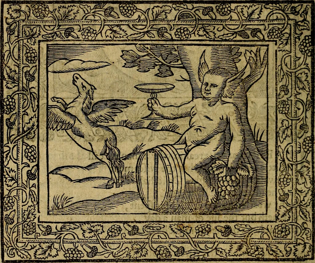 An illustration from Minerva Britanna Or A Garden Of Heroical Deuises, furnished, and adorned with Emblemes and Impresa's of sundry natures, 1612, leaf 215