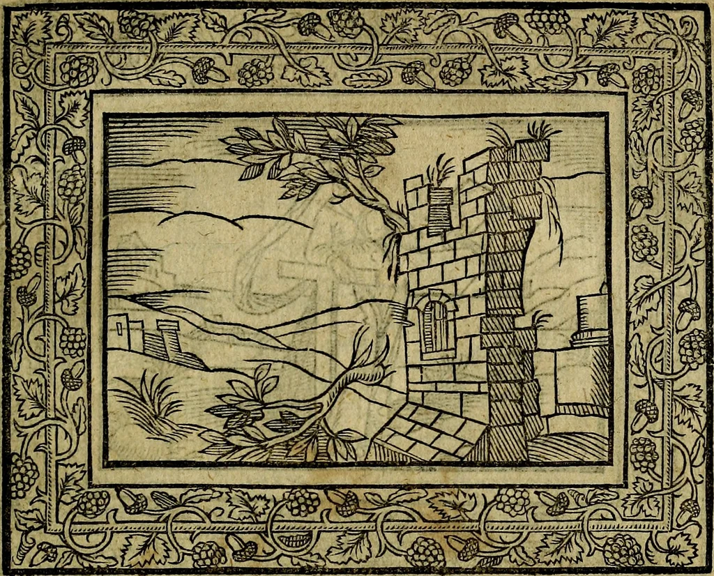 An illustration from Minerva Britanna Or A Garden Of Heroical Deuises, furnished, and adorned with Emblemes and Impresa's of sundry natures, 1612, leaf 26