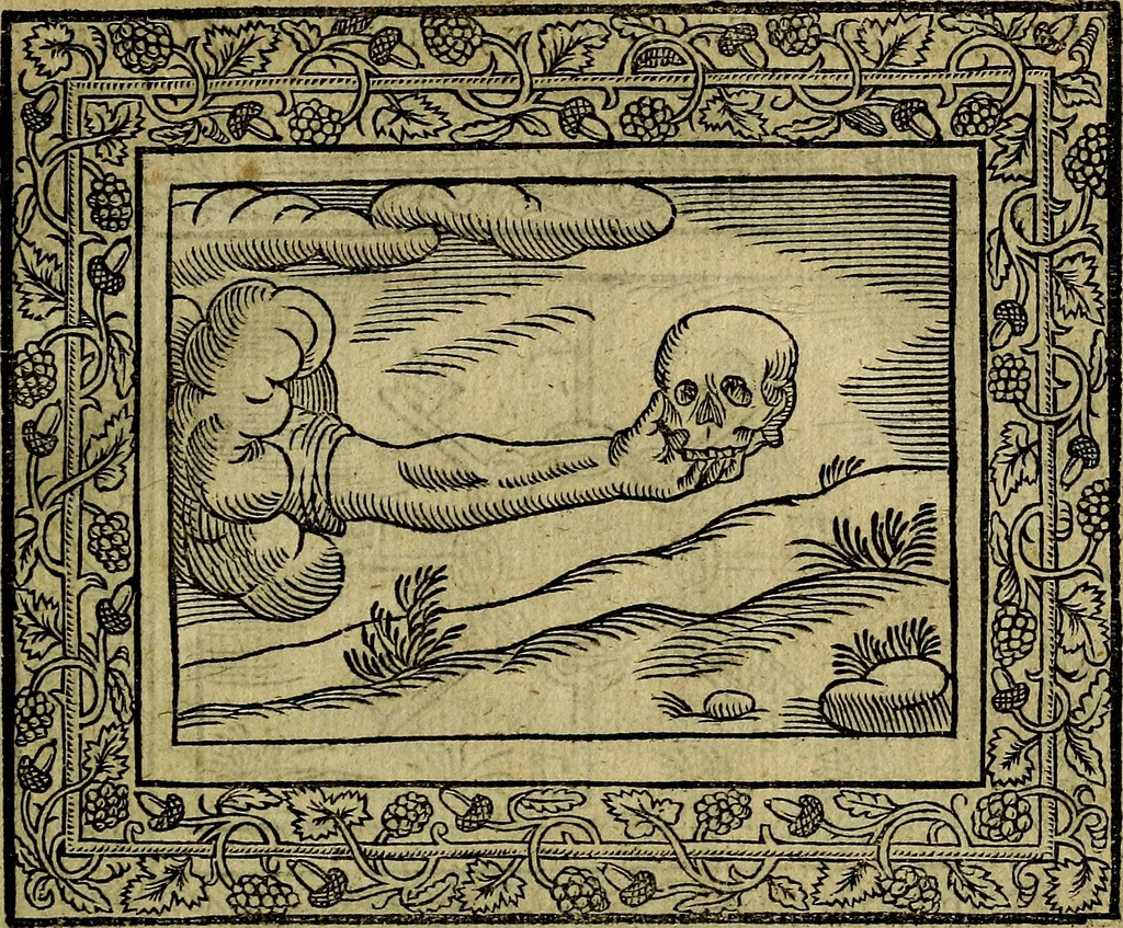 An illustration from Minerva Britanna Or A Garden Of Heroical Deuises, furnished, and adorned with Emblemes and Impresa's of sundry natures, 1612, leaf 28