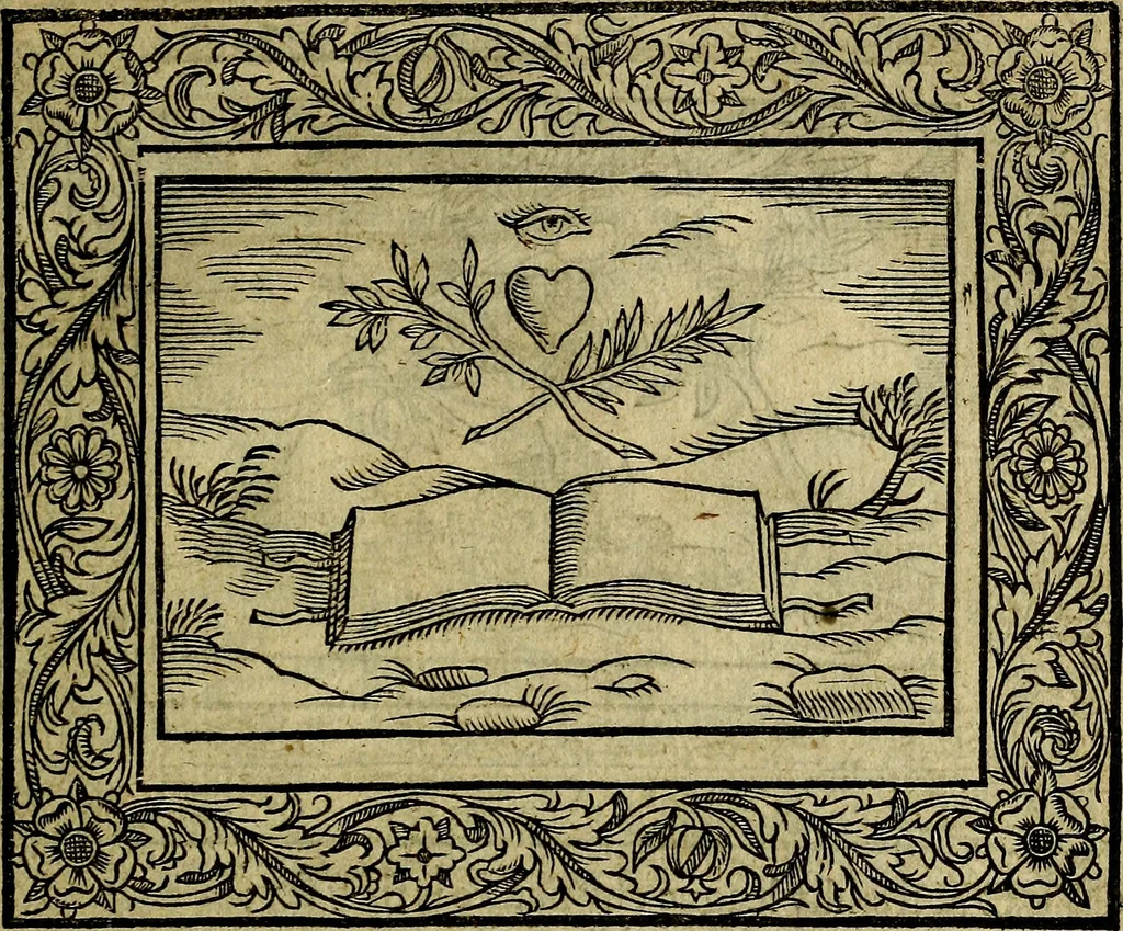 An illustration from Minerva Britanna Or A Garden Of Heroical Deuises, furnished, and adorned with Emblemes and Impresa's of sundry natures, 1612, leaf 60