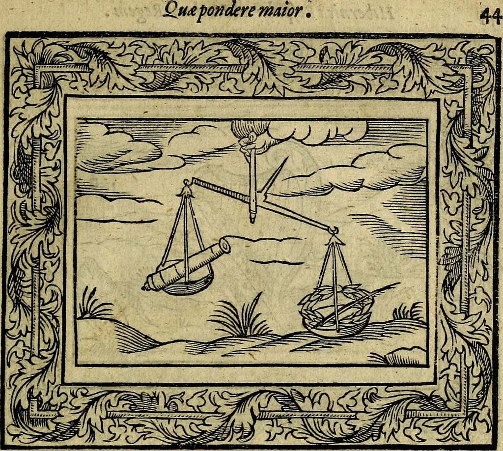 An illustration from Minerva Britanna Or A Garden Of Heroical Deuises, furnished, and adorned with Emblemes and Impresa's of sundry natures, 1612, leaf 64