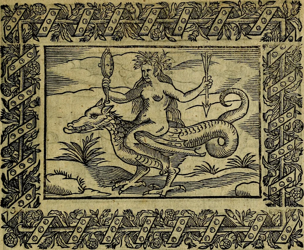 An illustration from Minerva Britanna Or A Garden Of Heroical Deuises, furnished, and adorned with Emblemes and Impresa's of sundry natures, 1612, leaf 78