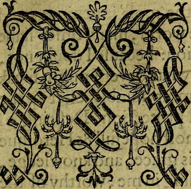 An illustration from Minerva Britanna Or A Garden Of Heroical Deuises, furnished, and adorned with Emblemes and Impresa's of sundry natures, 1612, leaf 8