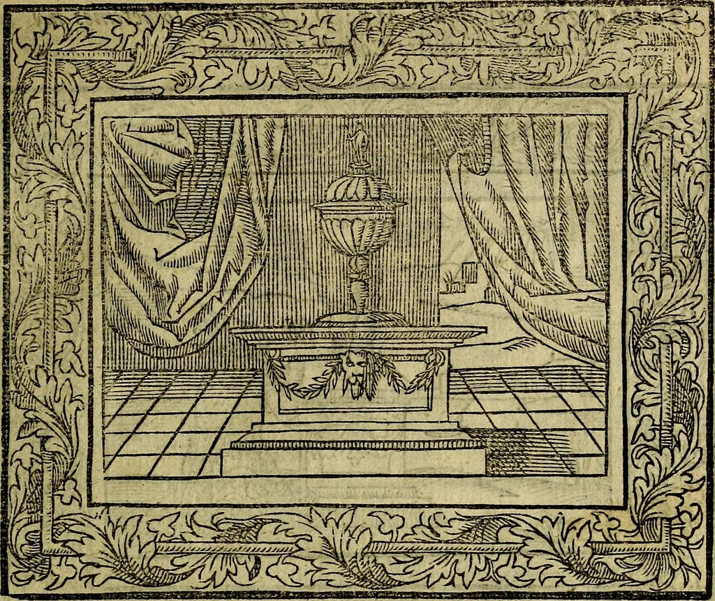 An illustration from Minerva Britanna Or A Garden Of Heroical Deuises, furnished, and adorned with Emblemes and Impresa's of sundry natures, 1612, leaf 84