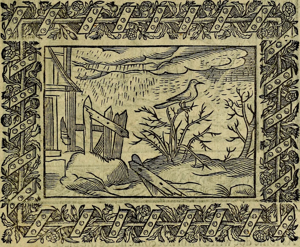 An illustration from Minerva Britanna Or A Garden Of Heroical Deuises, furnished, and adorned with Emblemes and Impresa's of sundry natures, 1612, leaf 94