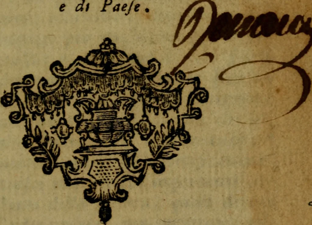 An illustration from Trattato di miniatura, per imparare facilmente a dipingere senza maestro : e la dichiarazione di molti segreti per fare i più bei colori, colla maniera di far l'oro brunito, l'oro in conchiglie, e la vernice della China : quelli, che attendono allo studio delle fortificazioni, impareranno qui a miniare ogni sorta di pianta e di paese, 1758, leaf 2
