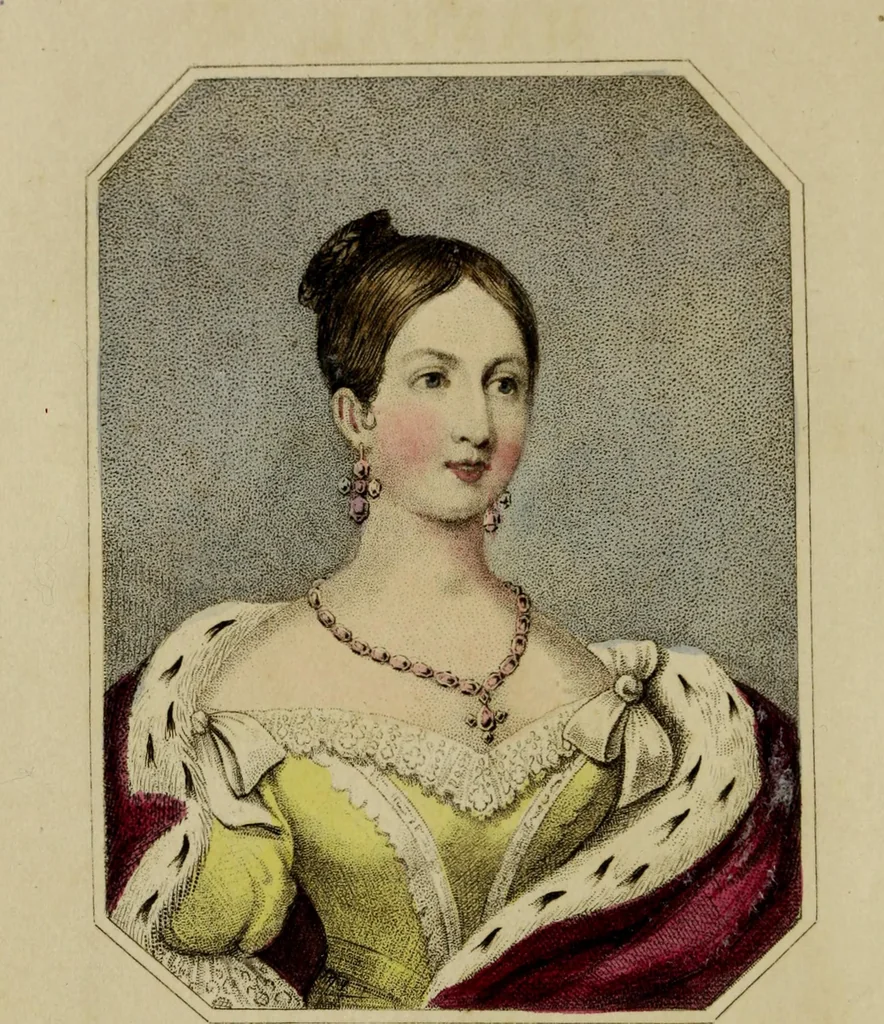 An illustration from The miniature painter's manual containing progressive lessons on the art of drawing and painting likenesses from life on card-board, vellum, and ivory, with concise remarks on the delineation of character and caricature, 1844, leaf 5