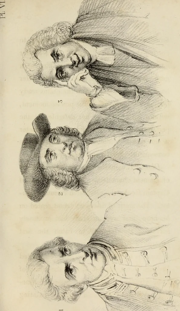 An illustration from The miniature painter's manual containing progressive lessons on the art of drawing and painting likenesses from life on card-board, vellum, and ivory, with concise remarks on the delineation of character and caricature, 1844, leaf 84