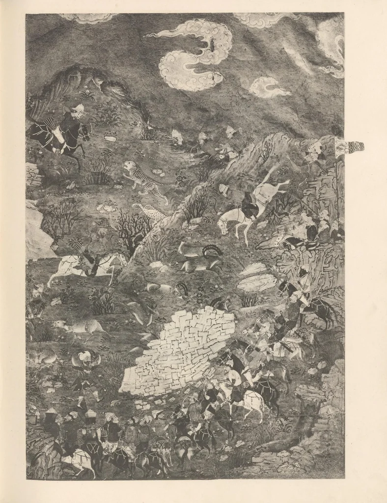 An illustration from The miniature painting and painters of Persia, India and Turkey, from the 8th to the 18th century ..., 1912, leaf 145