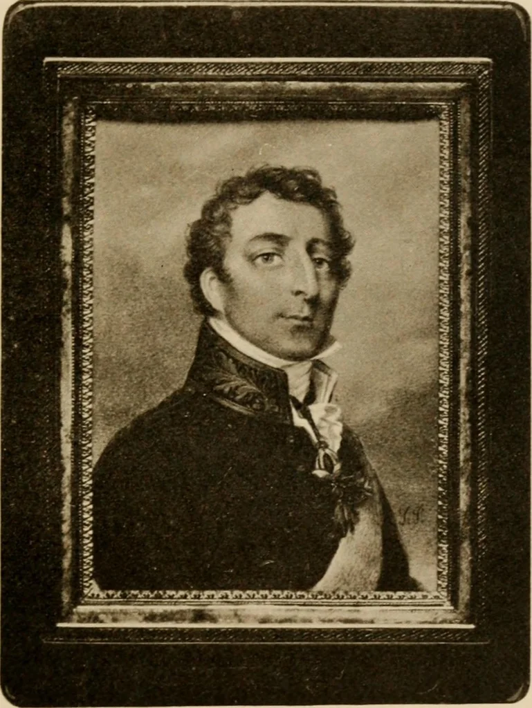 An illustration from Miniatures, ancient and modern, 1908, leaf 184