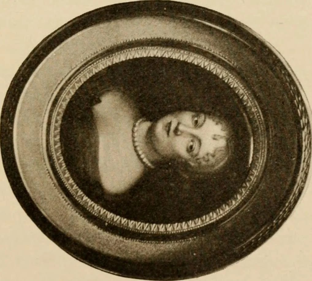 An illustration from Miniatures, ancient and modern, 1908, leaf 210