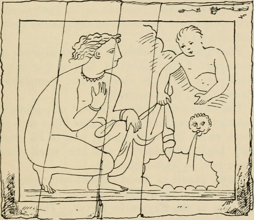 An illustration from Miniatures, ancient and modern, 1908, leaf 30