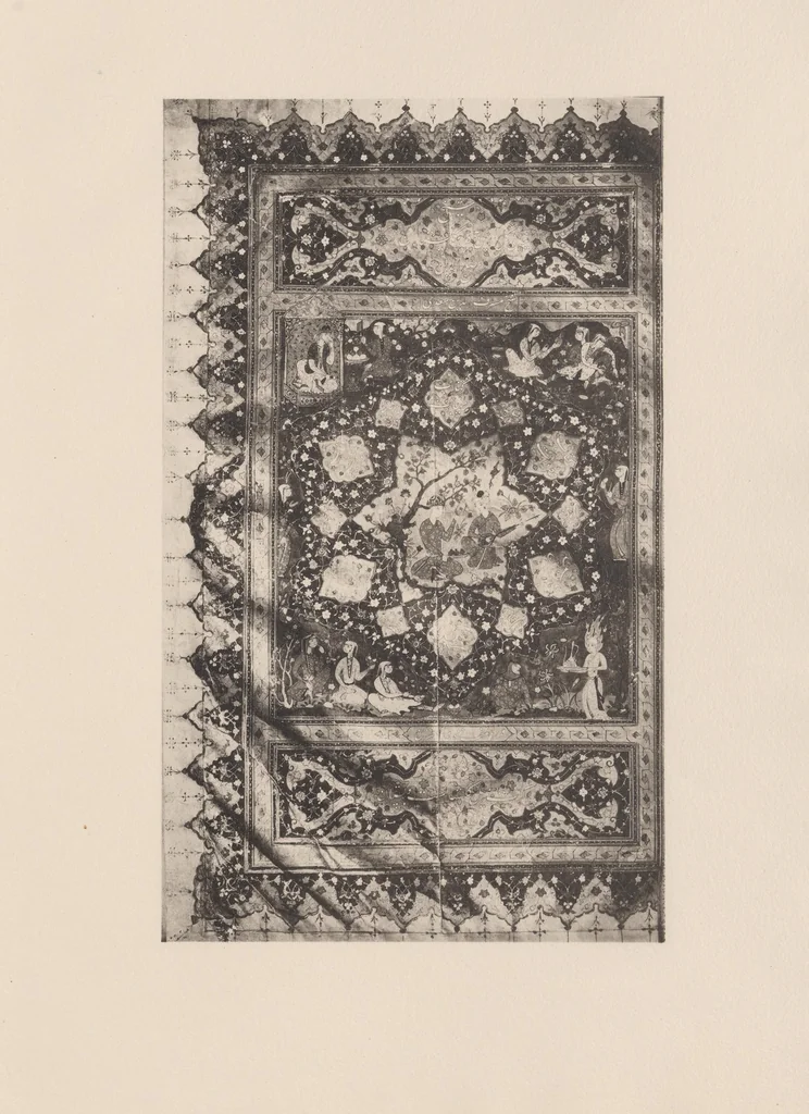 An illustration from Miniatures persanes : tirées des collections de MM. Henry d'Allemagne, Claude Anet, Henri Aubry..., 1913, leaf 223