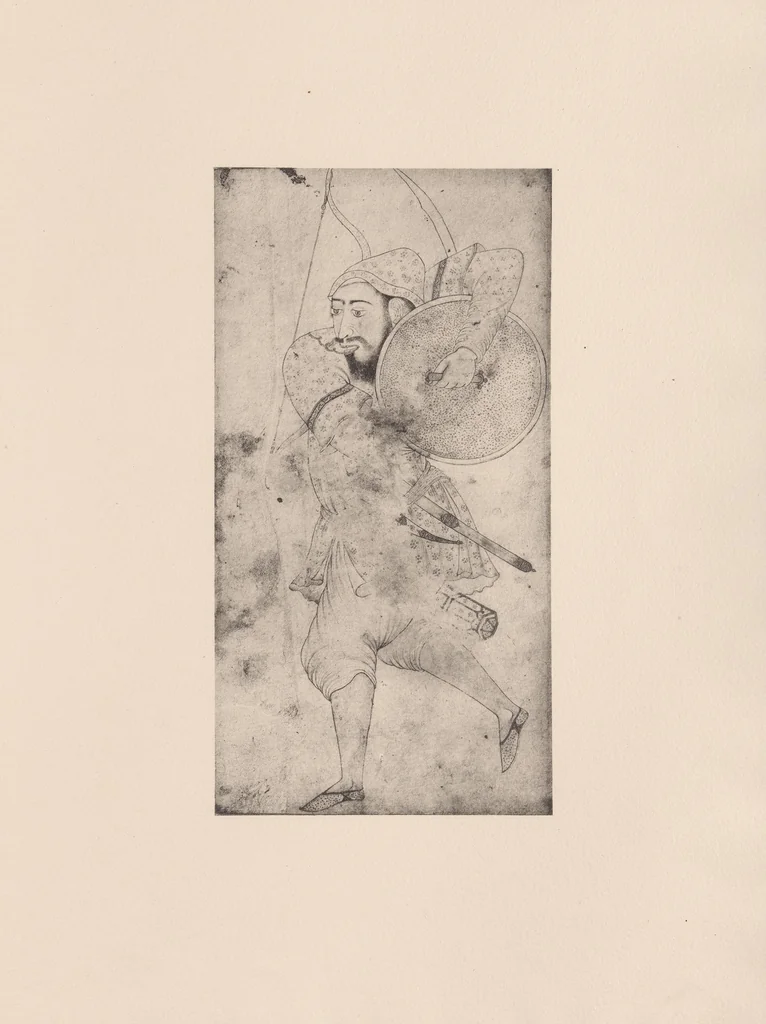 An illustration from Miniatures persanes : tirées des collections de MM. Henry d'Allemagne, Claude Anet, Henri Aubry..., 1913, leaf 127