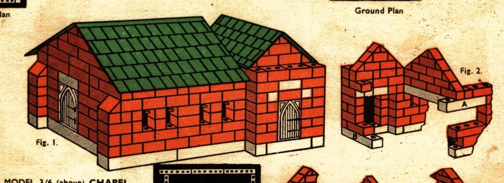 An illustration from Minibrix and Tudor Minibrix book., 1925, leaf 13