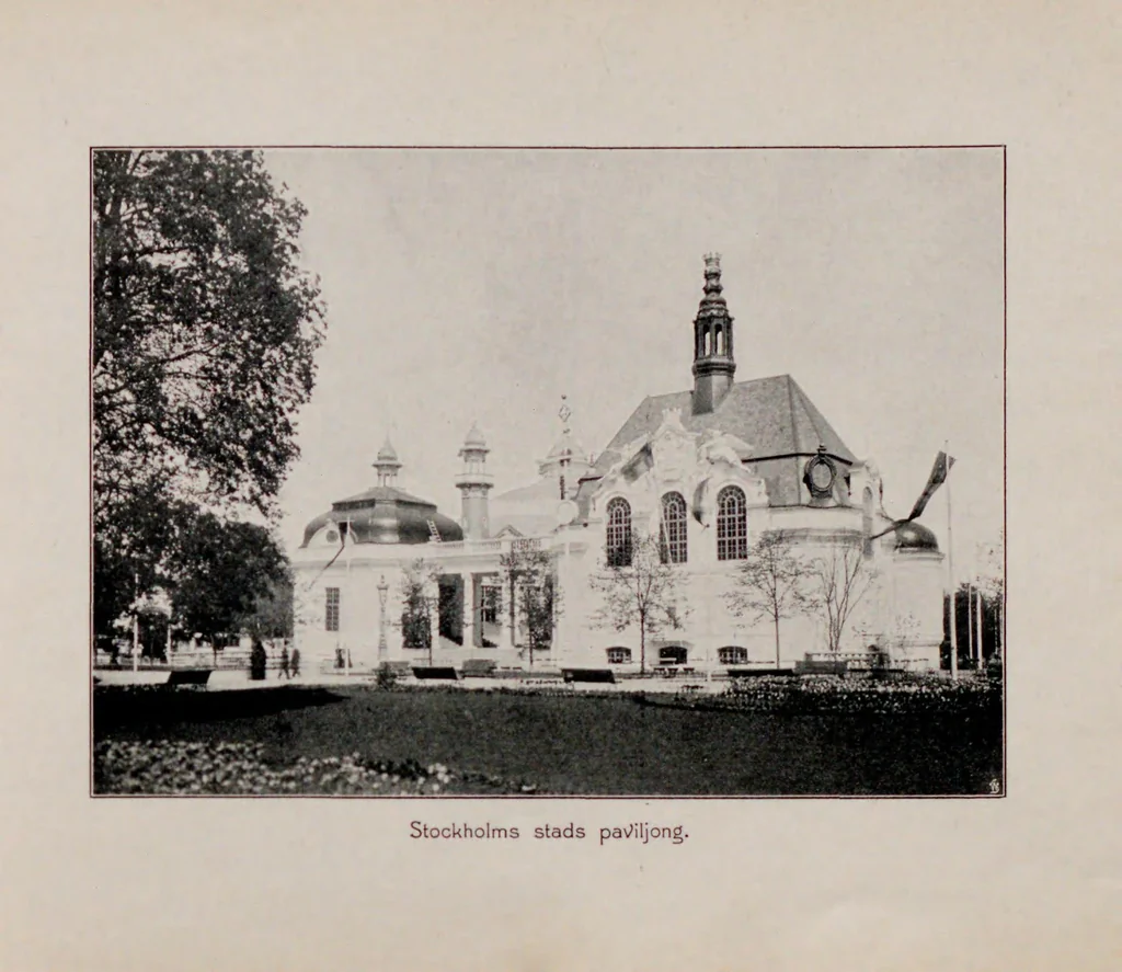An illustration from Minne från utställningen i Stockholm, 1897, 1897, leaf 11