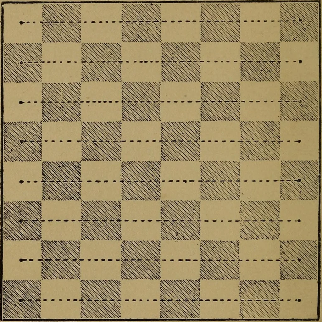An illustration from The minor tactics of chess; a treatise on the development of the forces in obedience to strategic principle, 1901, leaf 25