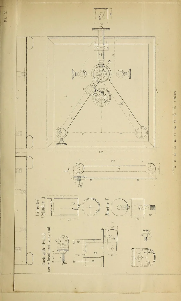 An illustration from Minutes of proceedings of the Royal Artillery Institution, 1858, leaf 209