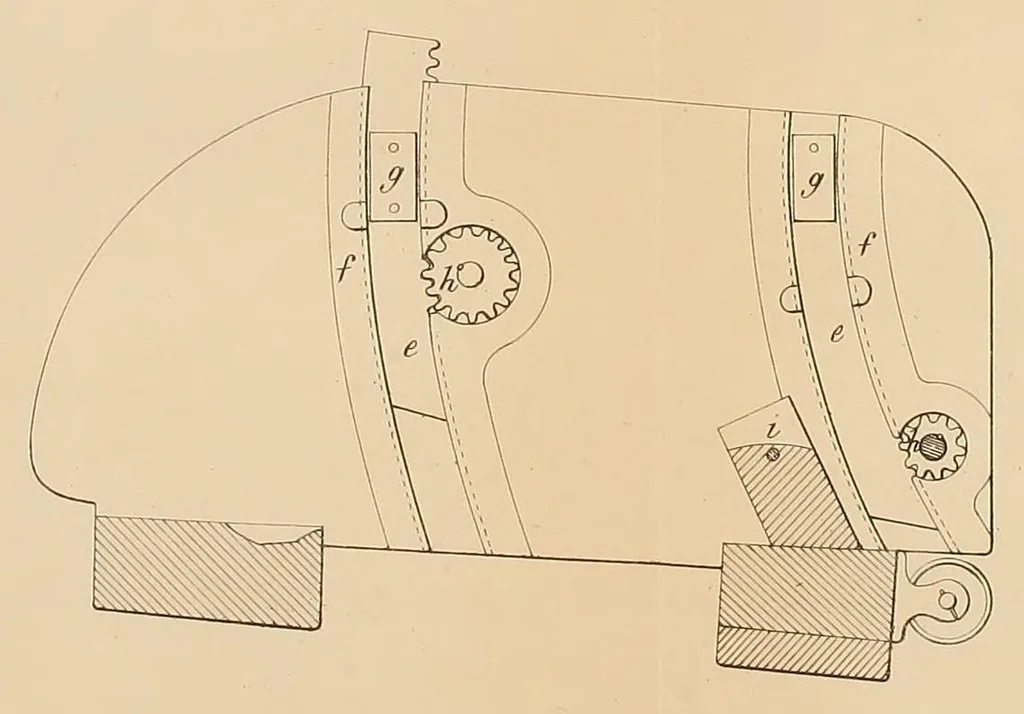 An illustration from Minutes of proceedings of the Royal Artillery Institution, 1858, leaf 125