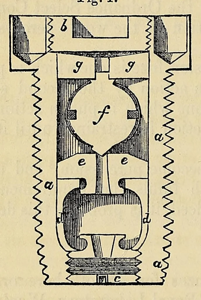 An illustration from Minutes of proceedings of the Royal Artillery Institution, 1858, leaf 120