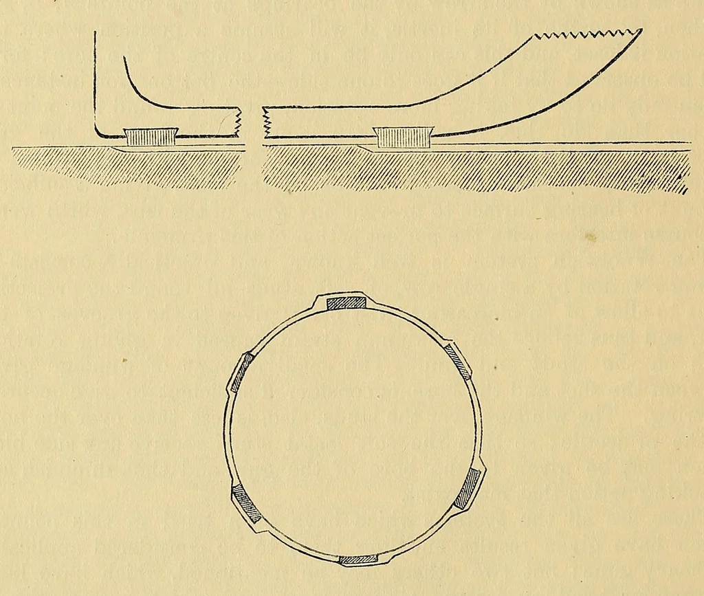 An illustration from Minutes of proceedings of the Royal Artillery Institution, 1858, leaf 440