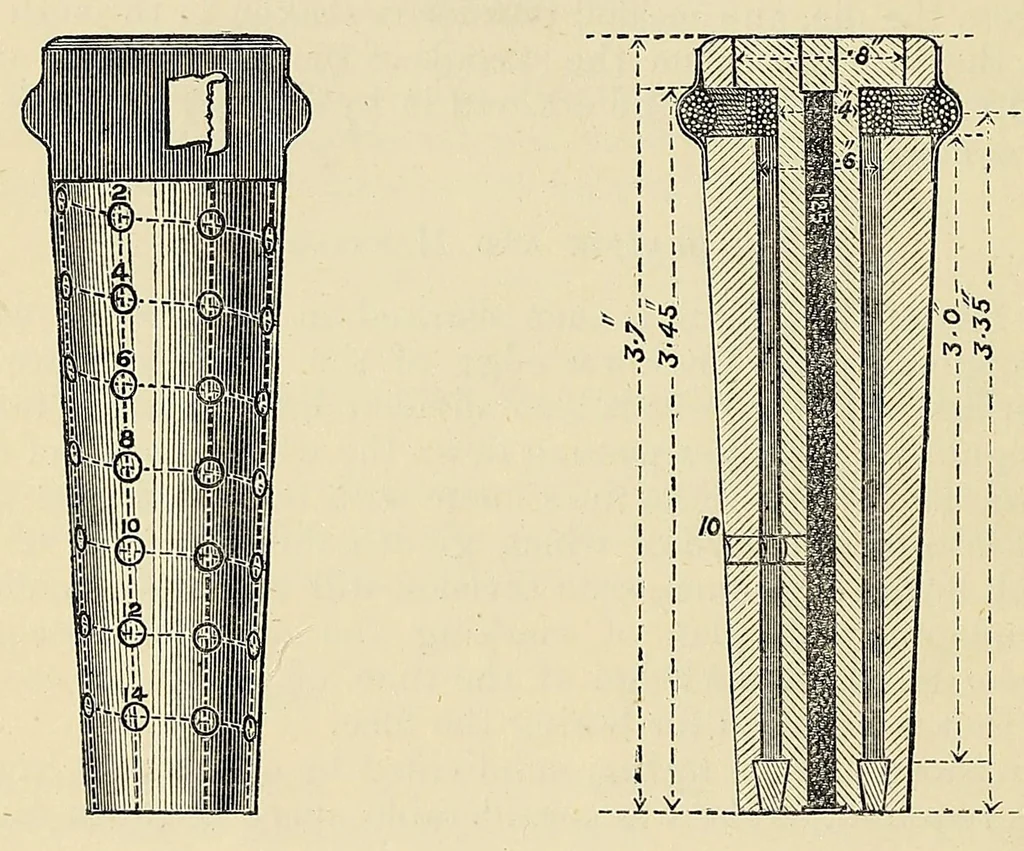 An illustration from Minutes of proceedings of the Royal Artillery Institution, 1858, leaf 354