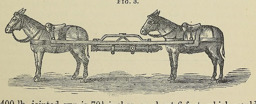 An illustration from Minutes of proceedings of the Royal Artillery Institution, 1858, leaf 349