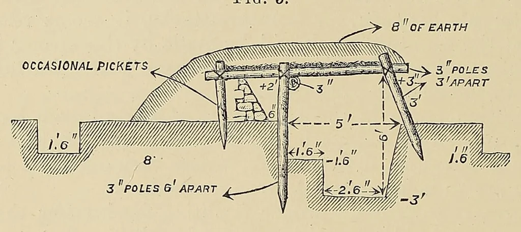 An illustration from Minutes of proceedings of the Royal Artillery Institution, 1858, leaf 80