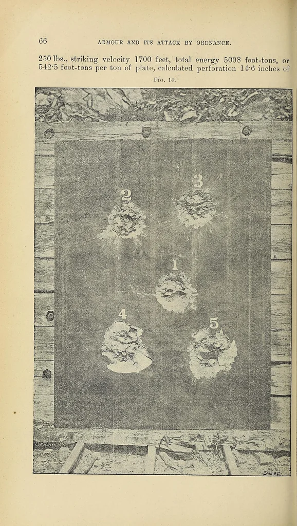 An illustration from Minutes of proceedings of the Royal Artillery Institution, 1858, leaf 78
