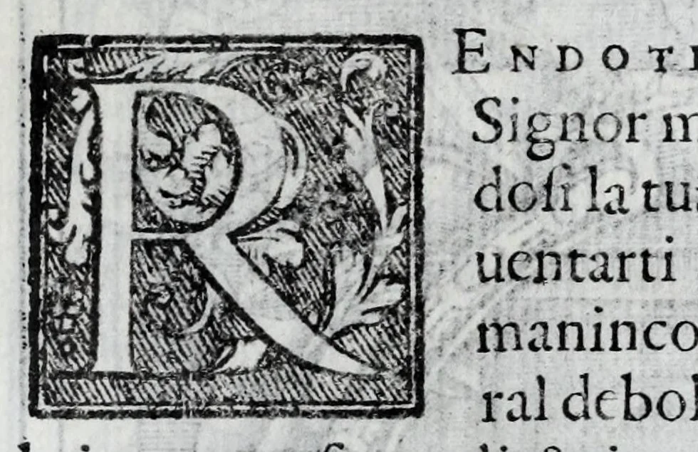 An illustration from Miracoli della Sac.ma Vergine Maria : seguiti a benefitio di quelli che sono stati deuoti della Compagnia del Sant.mo Rosario, 1587, leaf 105