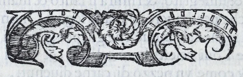 An illustration from Miracoli della Sac.ma Vergine Maria : seguiti a benefitio di quelli che sono stati deuoti della Compagnia del Sant.mo Rosario, 1587, leaf 128