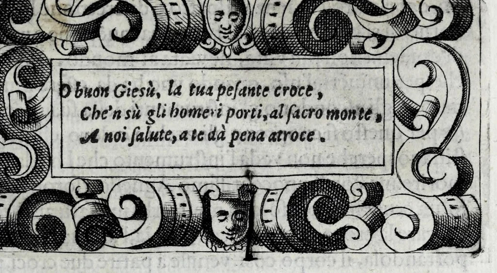 An illustration from Miracoli della Sac.ma Vergine Maria : seguiti a benefitio di quelli che sono stati deuoti della Compagnia del Sant.mo Rosario, 1587, leaf 133