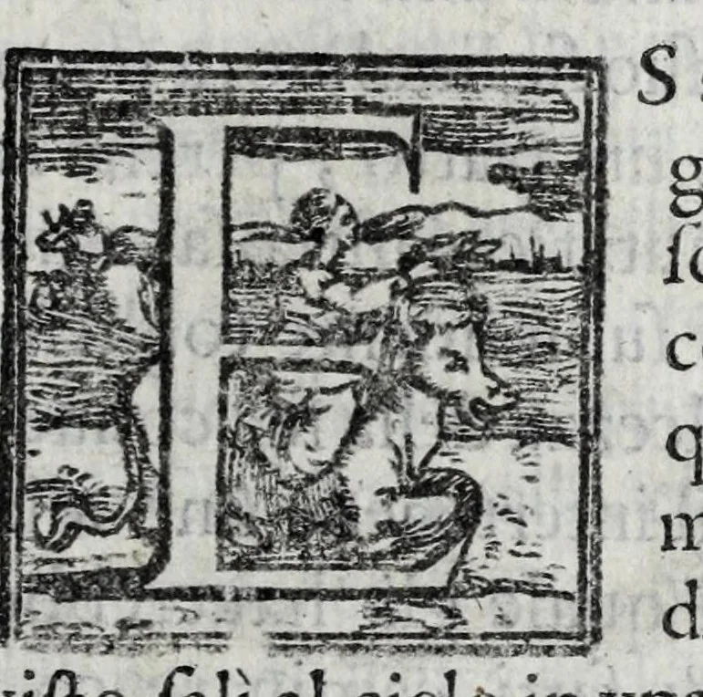 An illustration from Miracoli della Sac.ma Vergine Maria : seguiti a benefitio di quelli che sono stati deuoti della Compagnia del Sant.mo Rosario, 1587, leaf 177